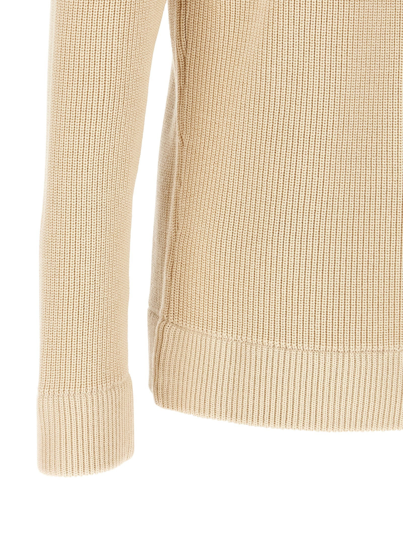 Maison Margiela Ribbed Knit Cardigan – 74% wool, 26% cotton - view 4