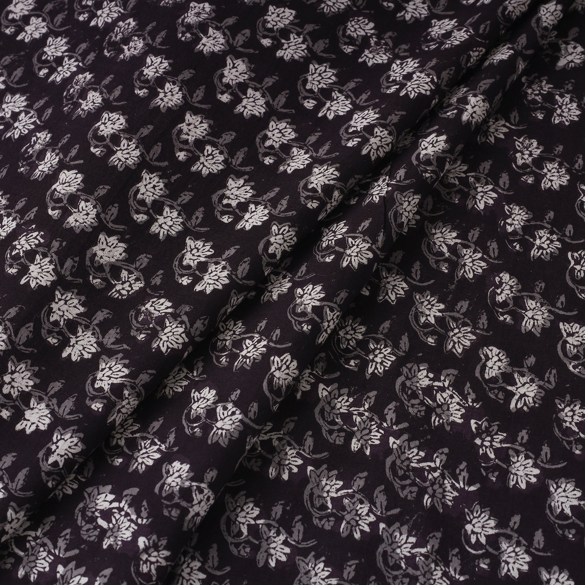 HAVELI CHRONICLES Black - Jahota Block Printed Cotton Fabric 06 - view 2