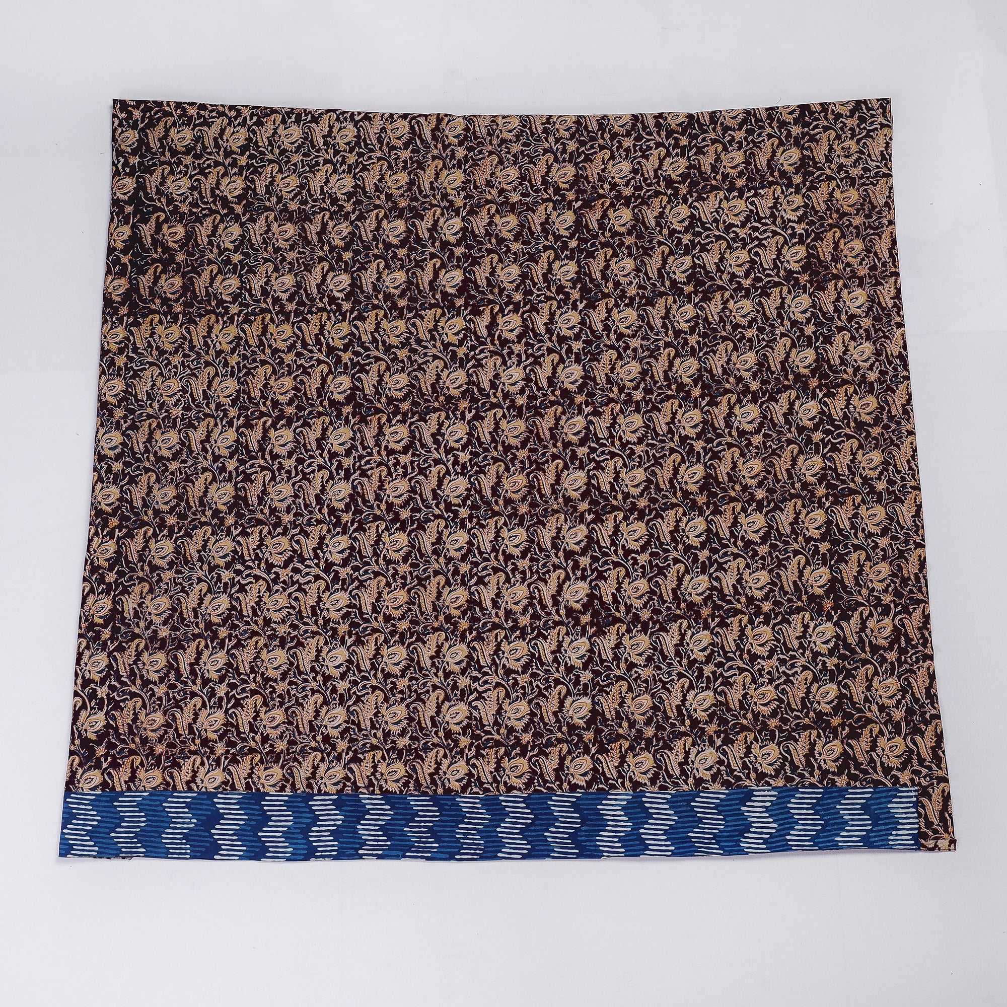 NOORI BAZAR Black - Rangoli Kalamkari Block Printed Cotton Blouse Piece - view 2
