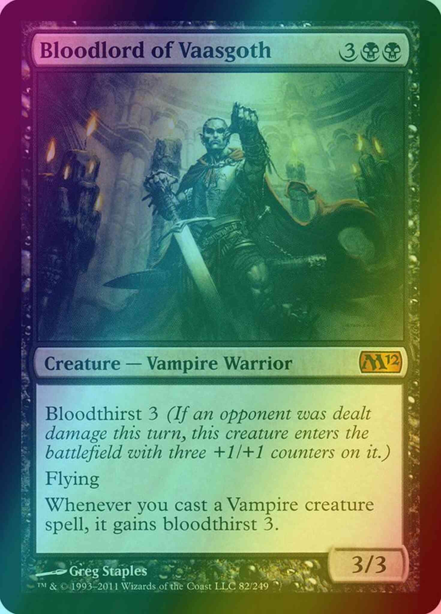 Vaasgoth 82 magic – Bloodlord of Vaasgoth [82] [Magic 2012] [Foil]