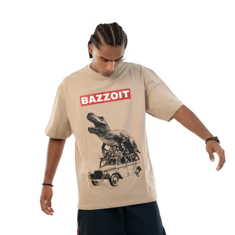 Cop Underdog Jungle Travel Oversized Tee