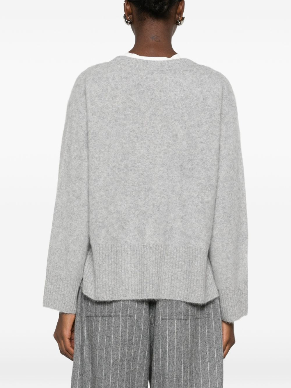 CT PLAGE Sweaters GREY – 100% Wool - view 3