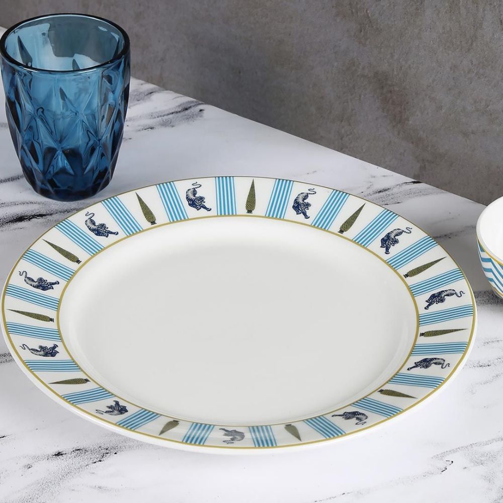 India Circus Ceramic Mystical Gardens Dinner Plate | 1 Pc - view 4