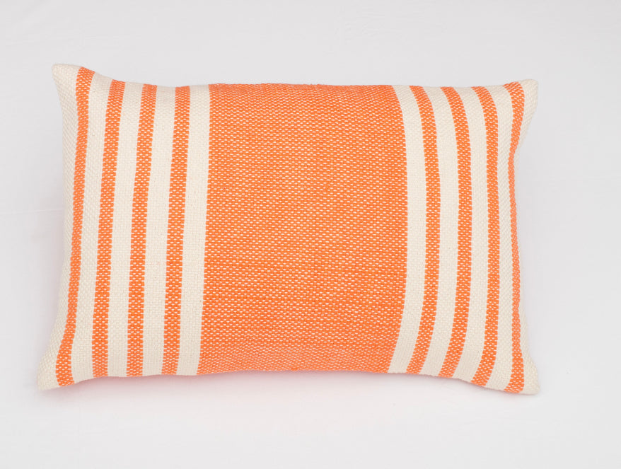 Spaces India Spaces Spun 100% Cotton Cushion Covers-Orange - view 2