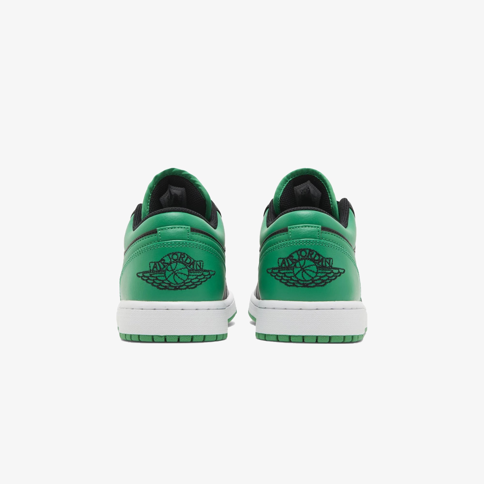 Jordan | AIR JORDAN 1 LOW { BLACK/BLACK-LUCKY GREEN-WHITE - view 2