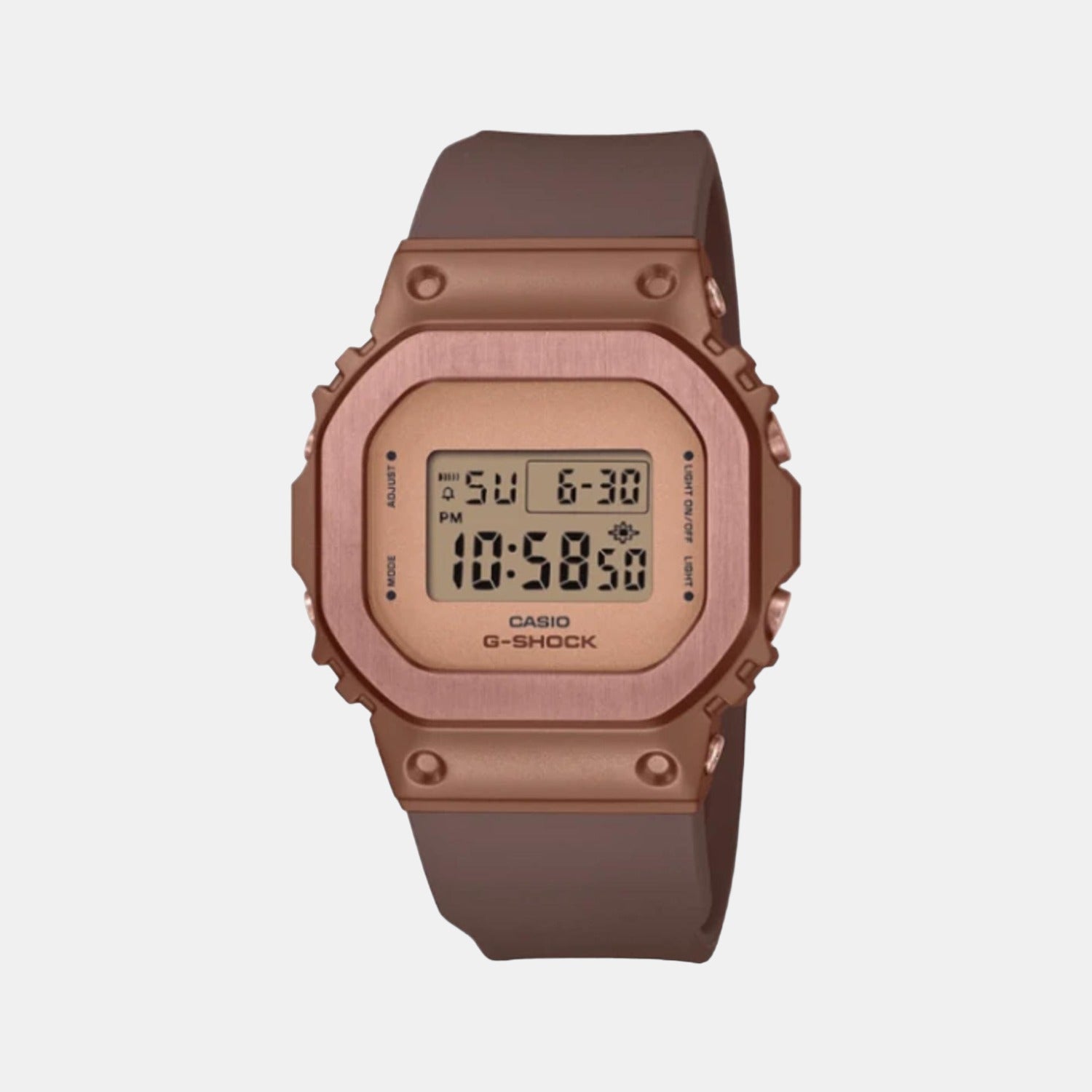 Casio G-Shock Women Quartz Pink Dial Digital Resin Watch G1285