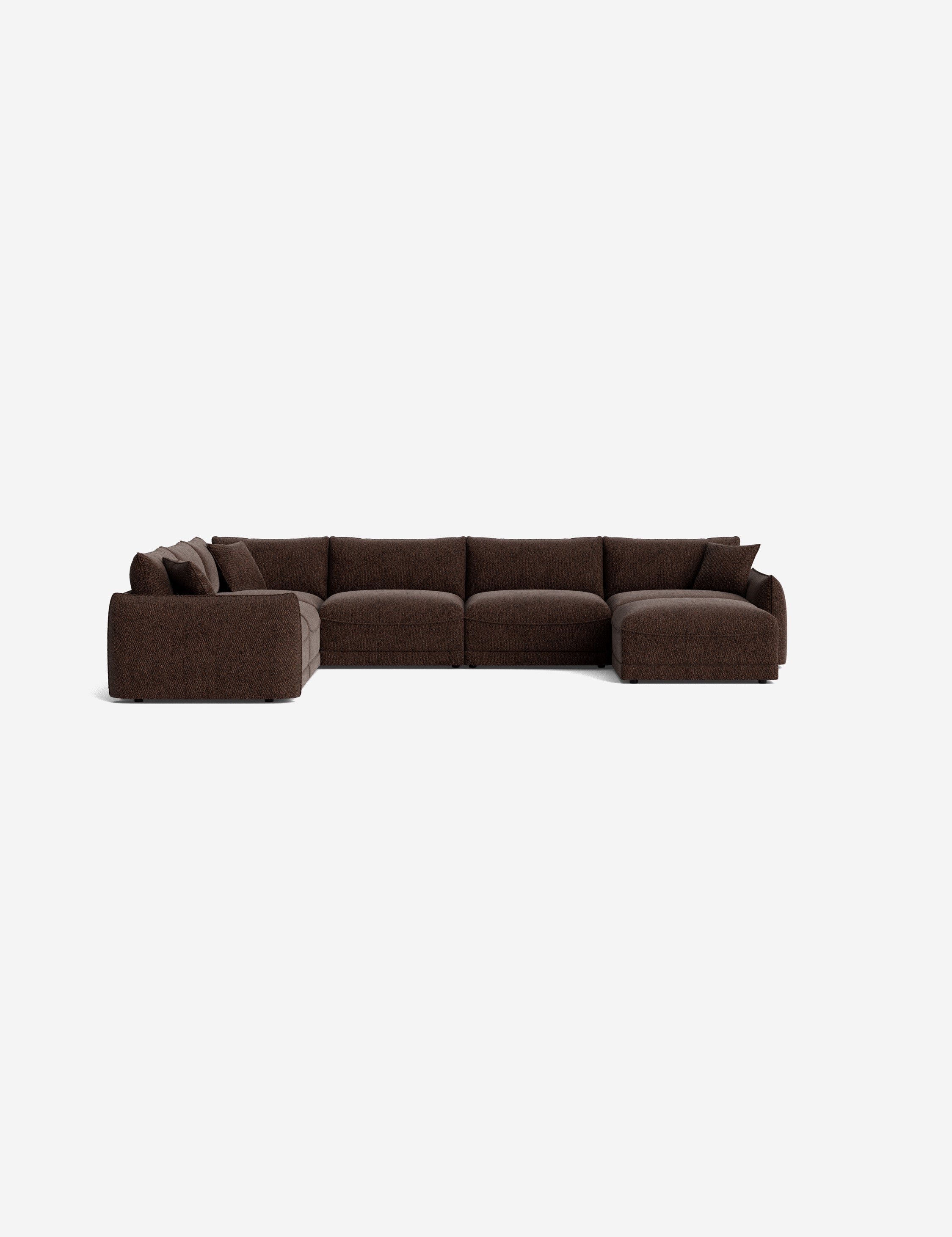 Lulu and Georgia Balmer Modular Corner Sectional Sofa With Ottoman - view 76