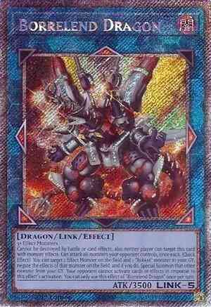 Yu-Gi-Oh! Borrelend Dragon - RA02-EN043 - Platinum Secret Rare - 1st Edition