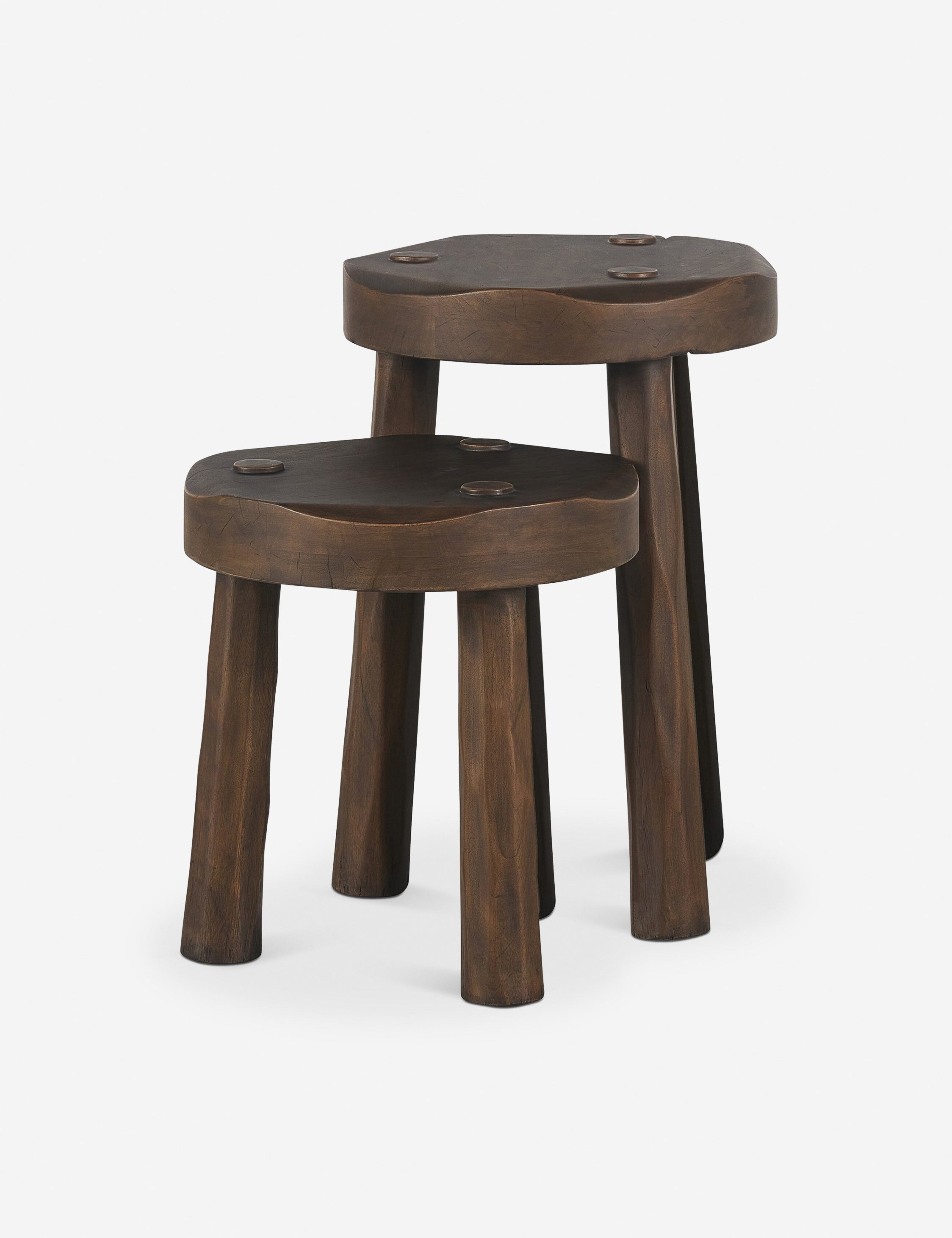 Lulu and Georgia Maha Accent Stool (Set of 2) by Amber Lewis x Four Hands - view 2