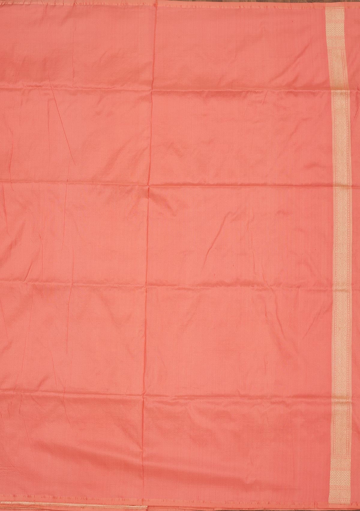 Koskii Peach Zariwork Pure Silk Saree – Women's - view 7