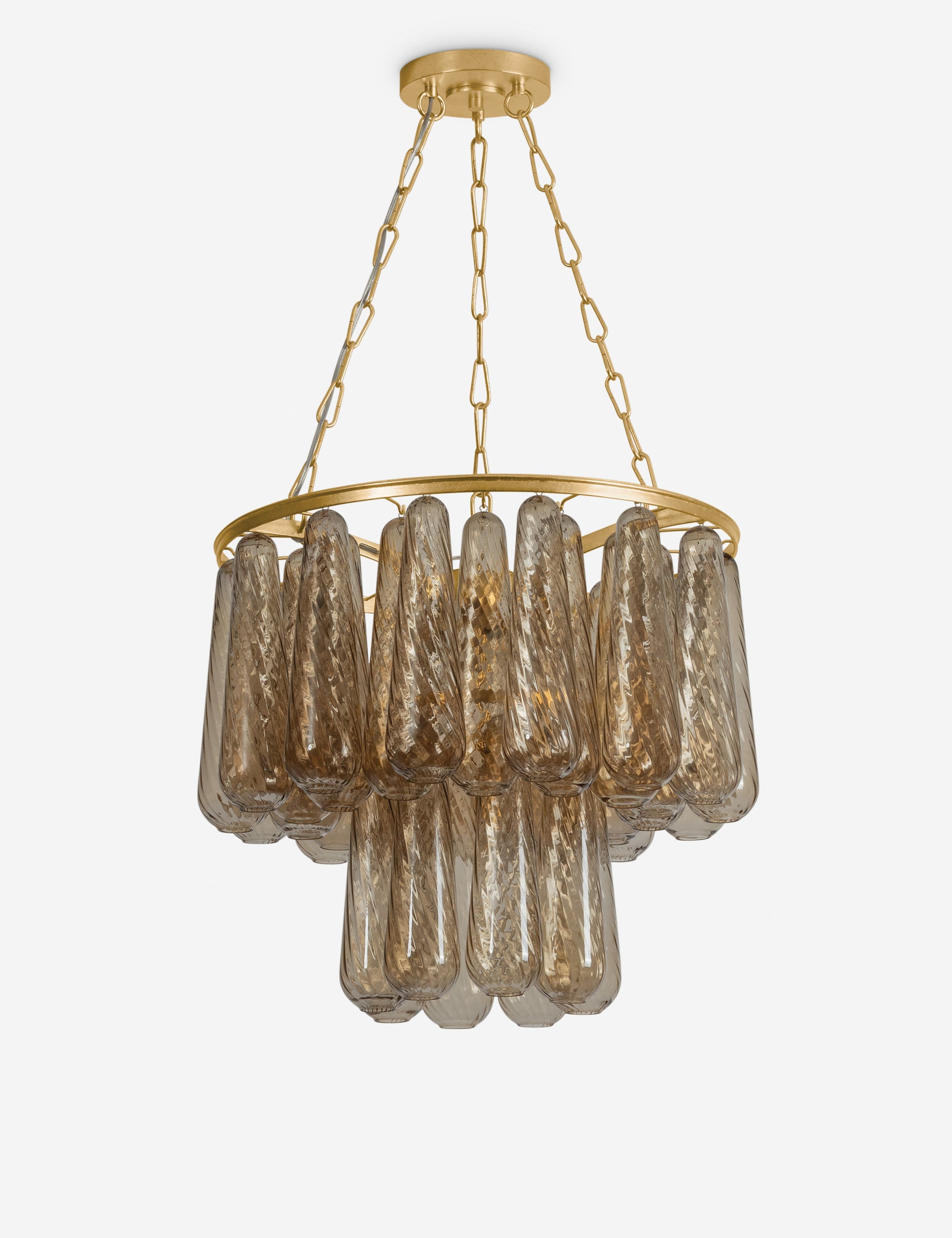 Lulu and Georgia Maytal Chandelier – Gold Leaf
