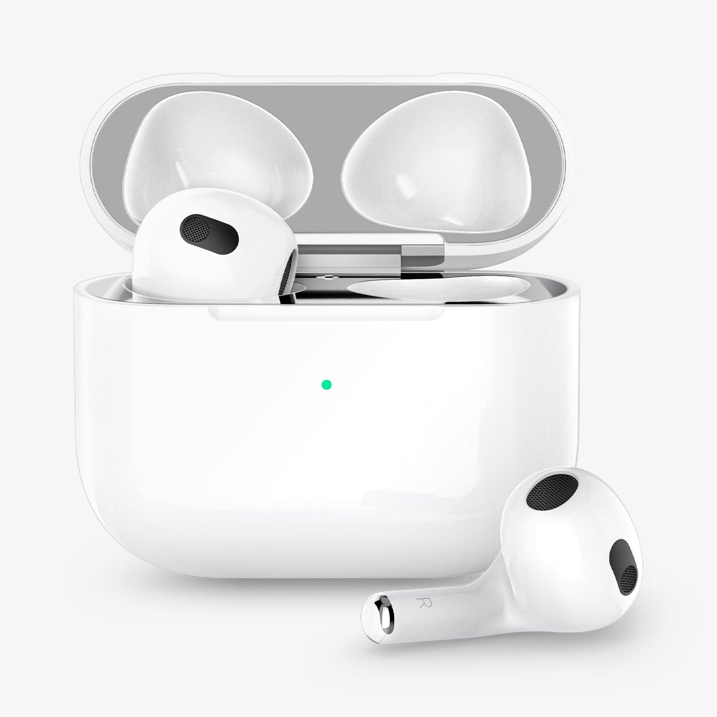 AirPods Series - Shine Shield – Metallic Silver
