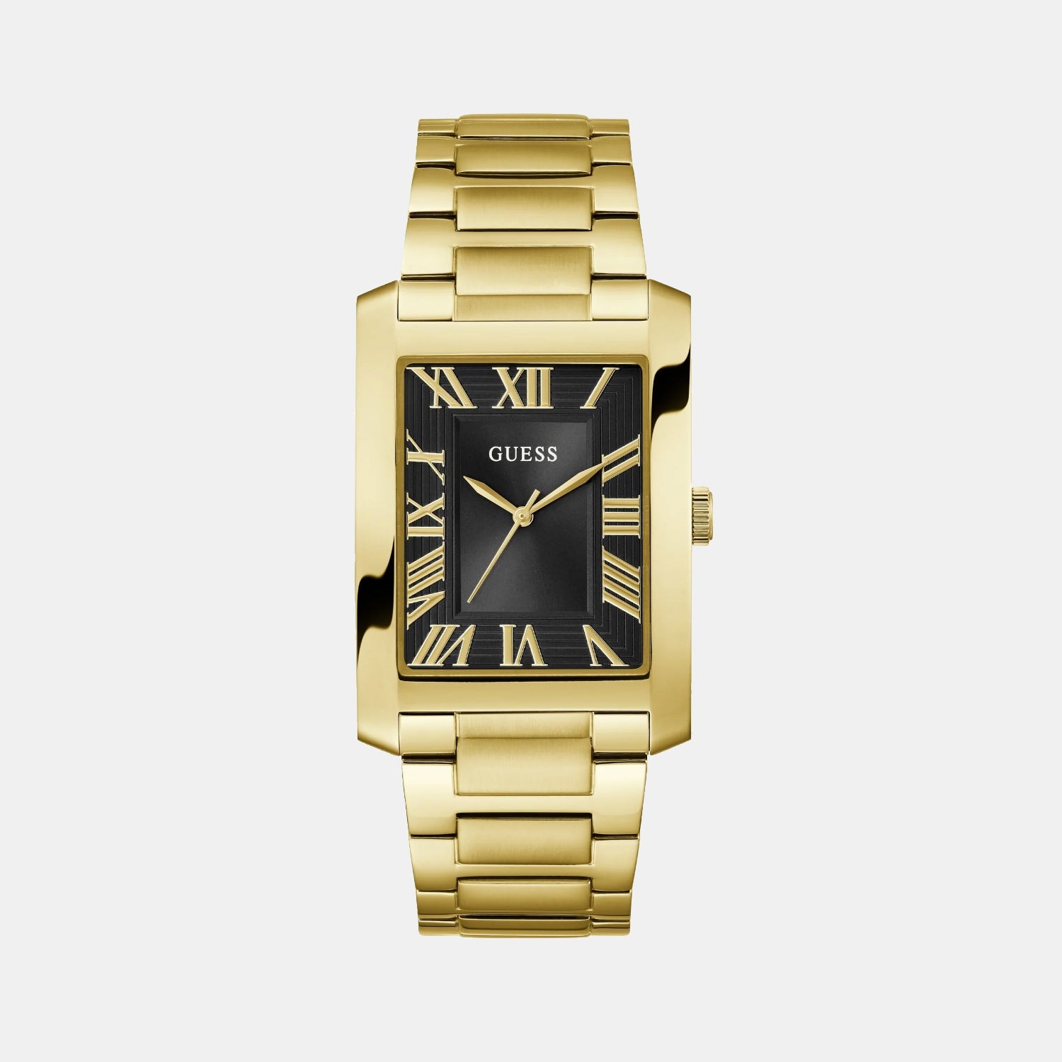 Guess Clyde Men Quartz Black Dial Analog Mesh Watch GW0896G2