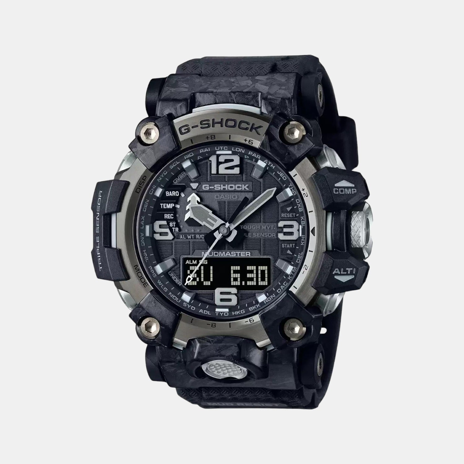 Casio G-Shock Men Quartz Grey Dial Analog-Digital Resin Watch G1175