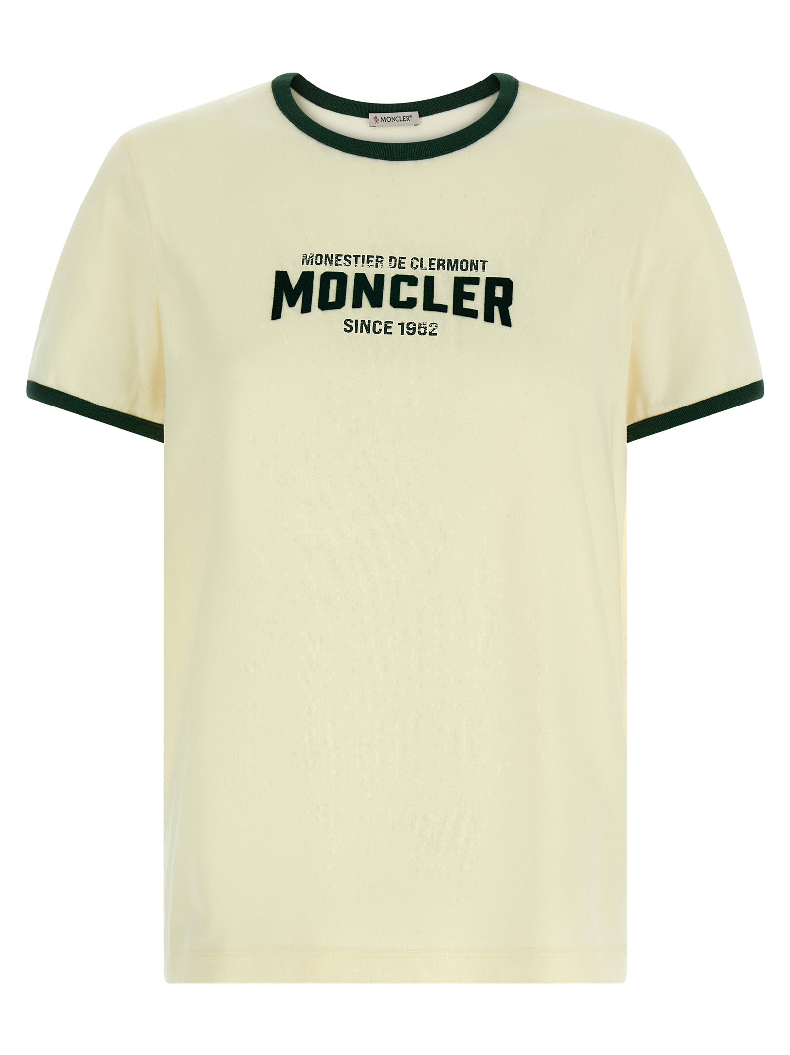 Moncler Flocked Logo T-shirt – 100% cotton