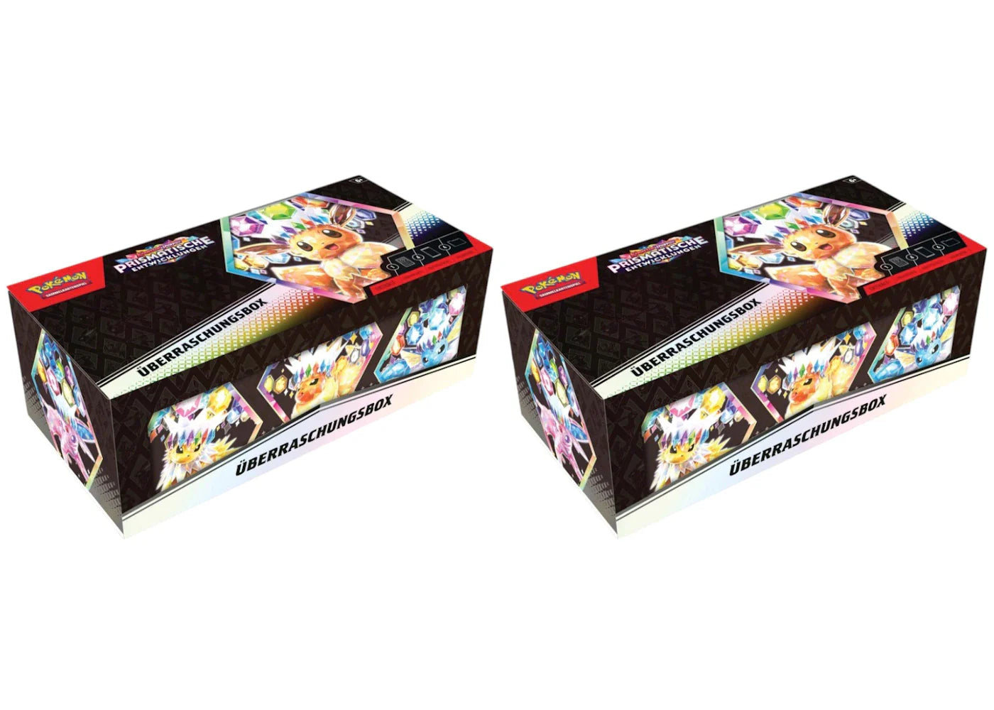 Scarlet violet prismatic – 2025 Pokémon Scarlet & Violet Prismatic Evoloutions Surprise Box (German) 2x Lot