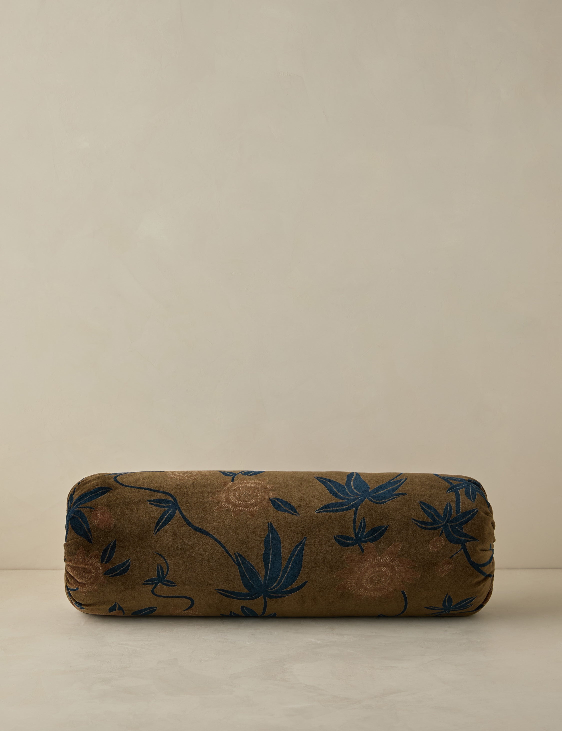 Lulu and Georgia Royce Velvet Pillow – Olive - view 2