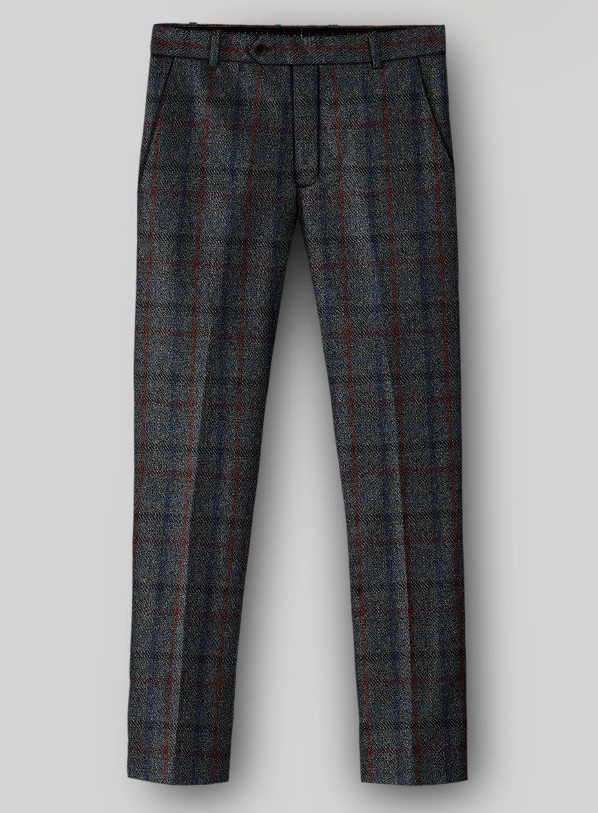 StudioSuits Harris Tweed Ice Blue Check Pants