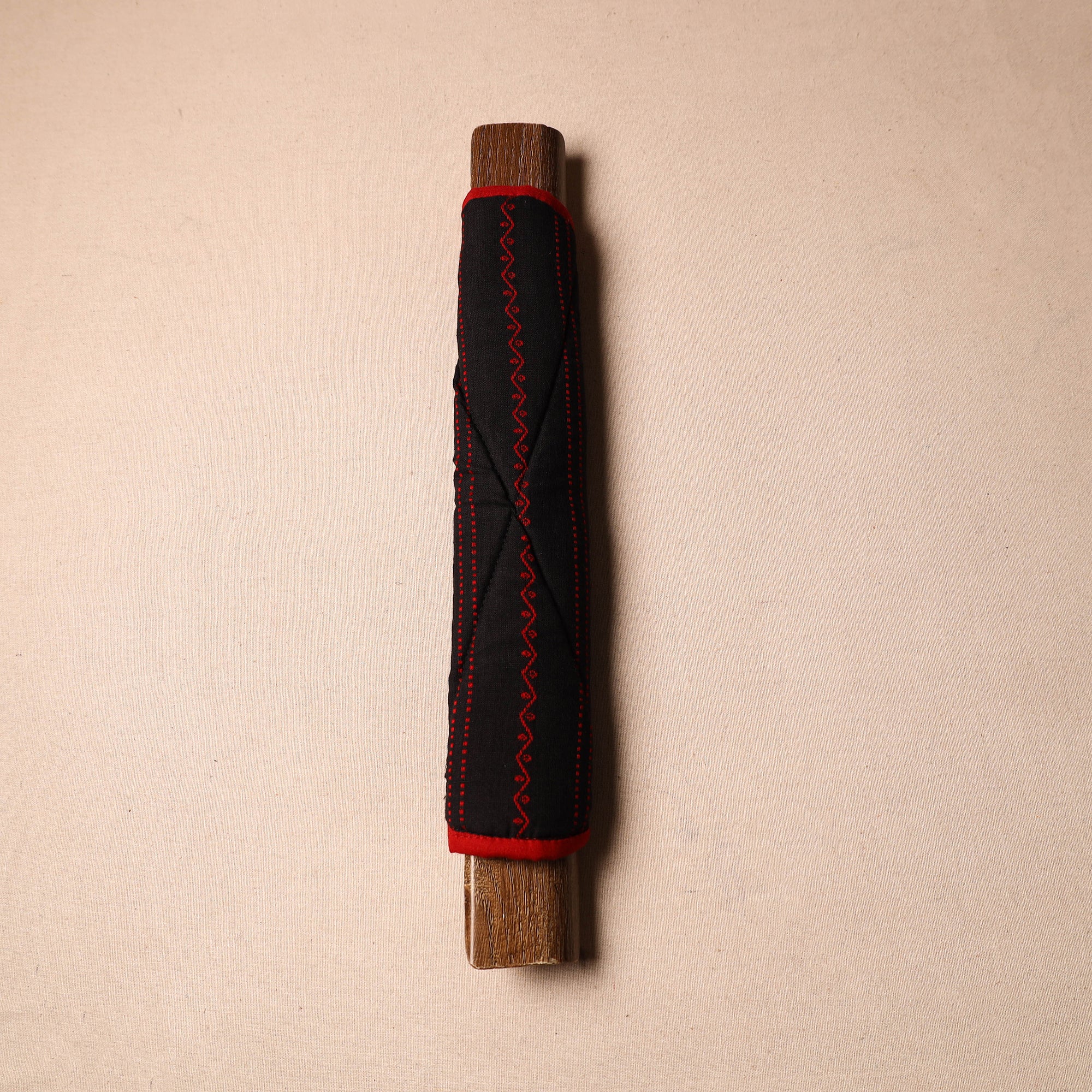 JALPARI Black - Handmade Cotton Fridge Handle Cover 32