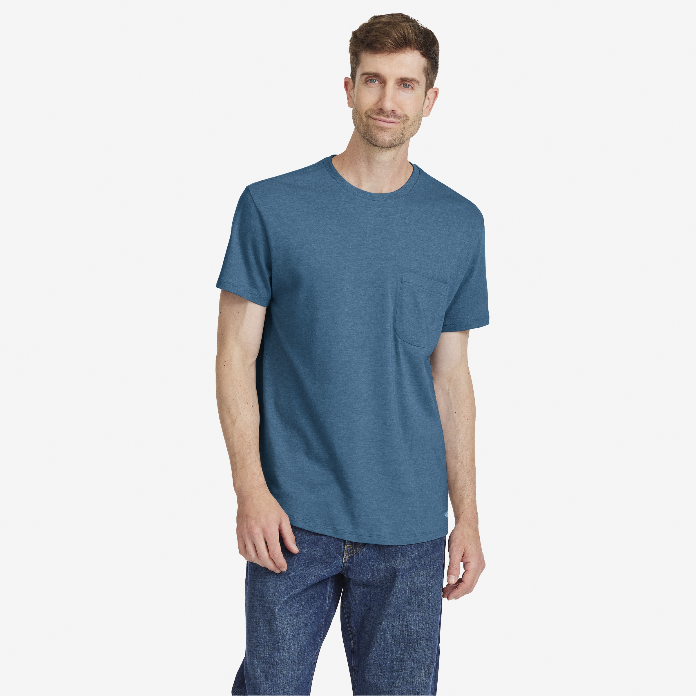 Allbirds Men's Soft Merino Tee - Basin Blue