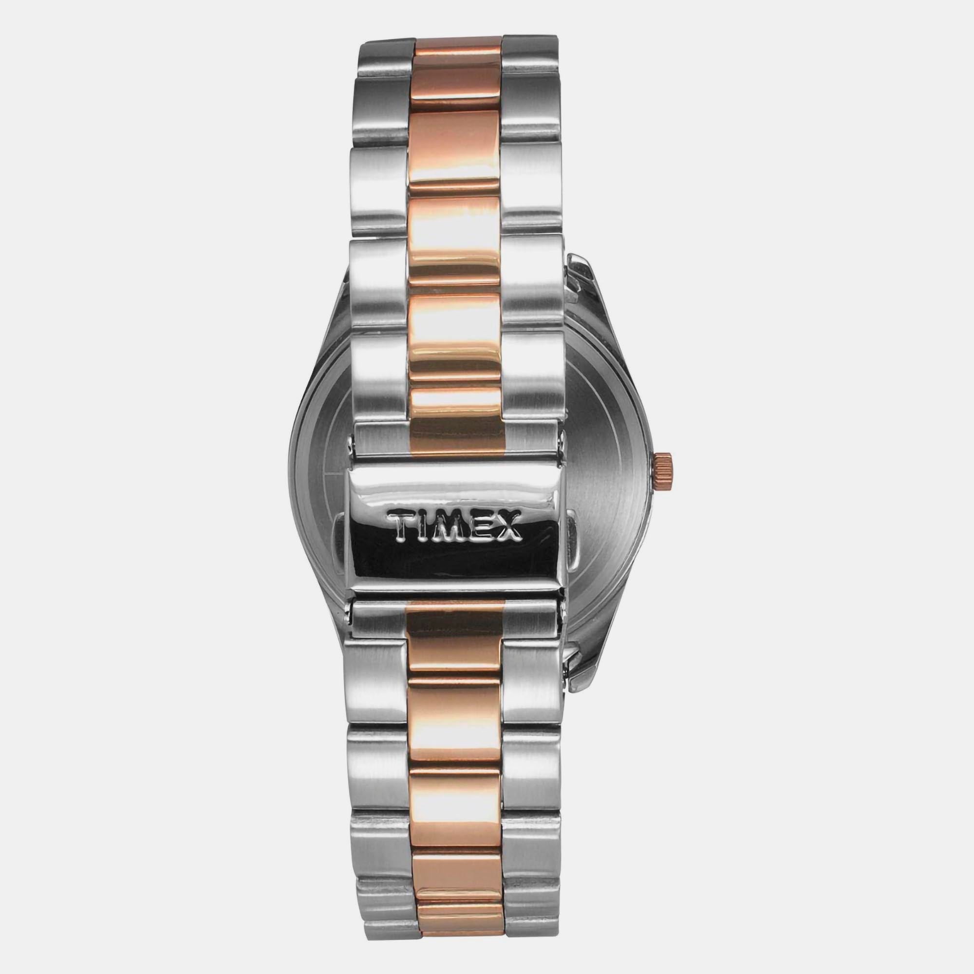 Timex E Class Men Quartz Black Dial Analog Stainless Steel Watch TWTG10410 - view 3