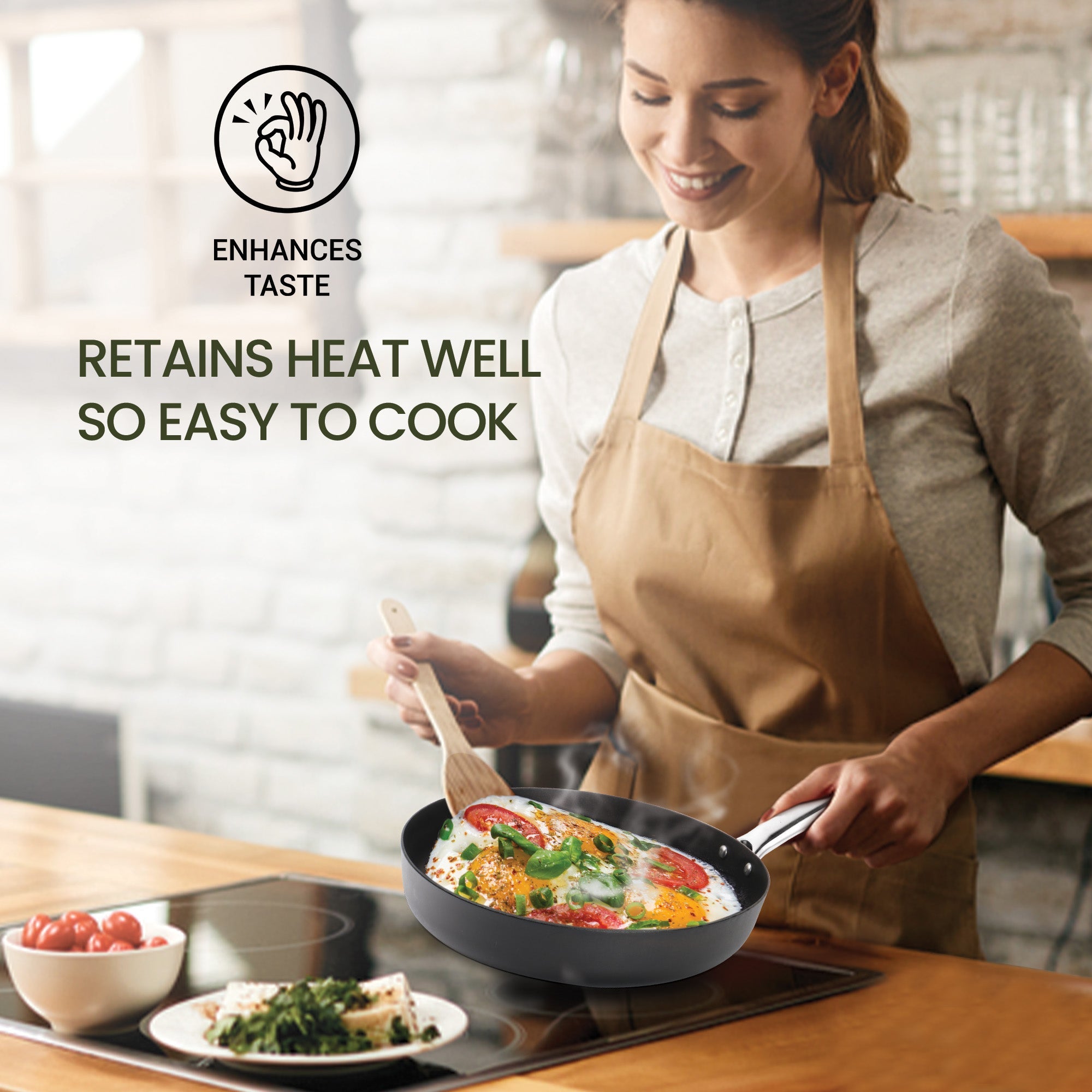 Non Stick Iron Fry Pan (Milton Procook) – Black - view 7