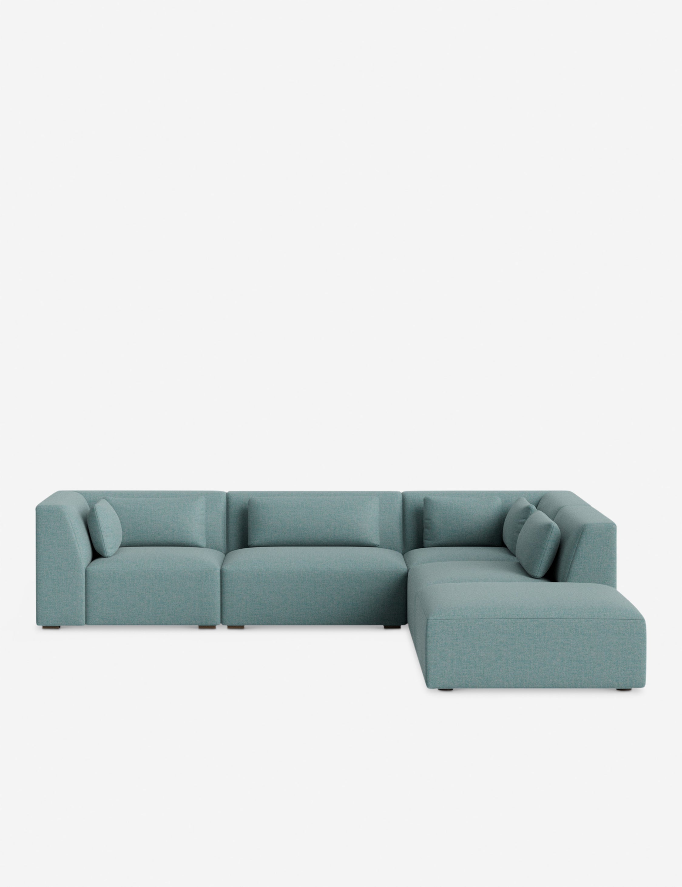 Lulu and Georgia Koh Modular Sectional Sofa With Ottoman - view 23