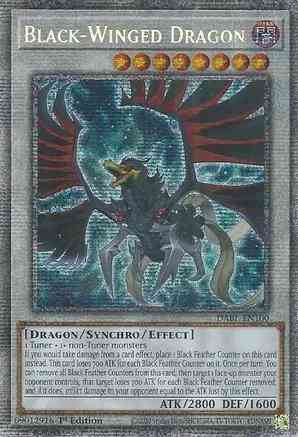 Yu-Gi-Oh! Black-Winged Dragon - DABL-EN100 - Starlight Rare - 1st Edition