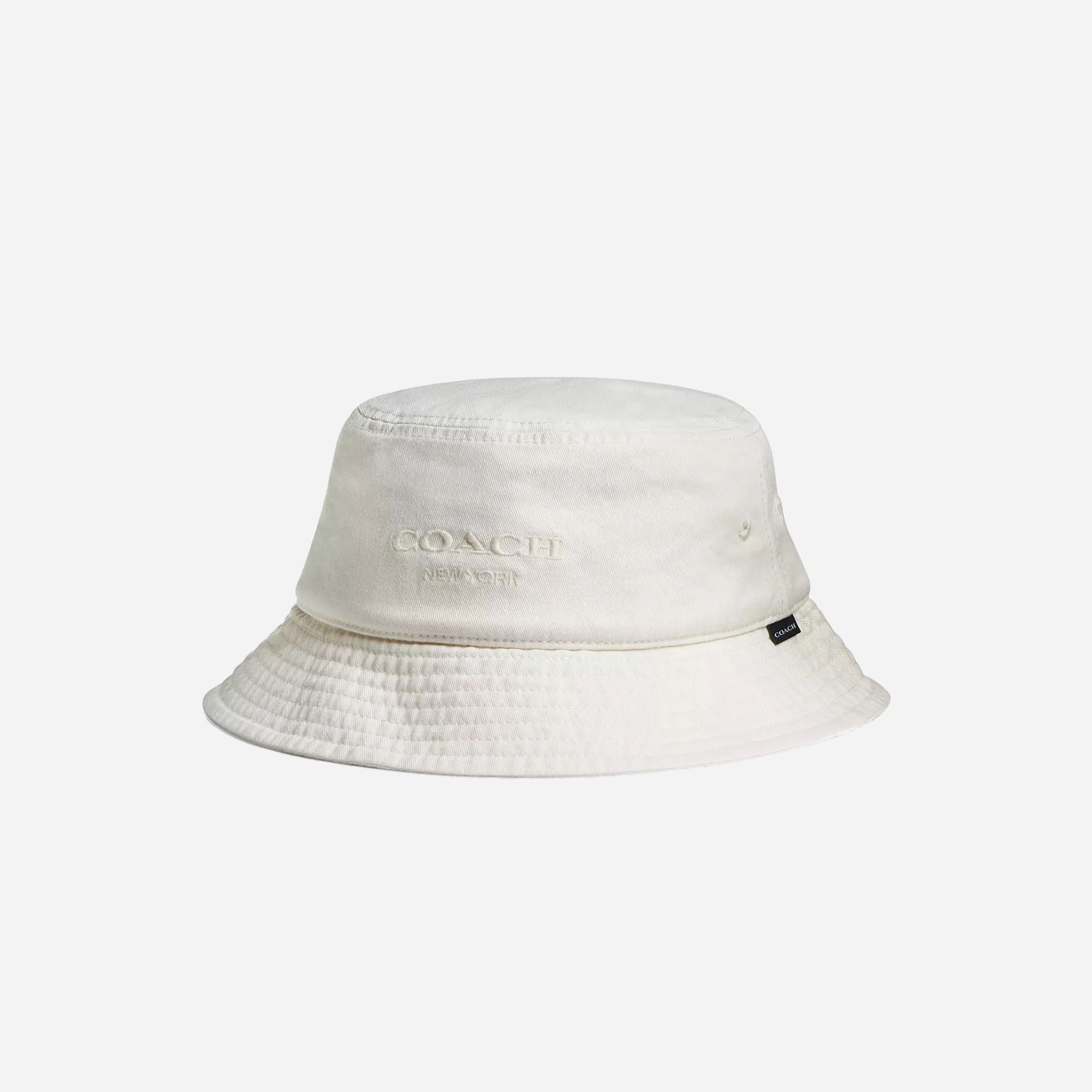 Coach Denim Bucket Hat CHALK