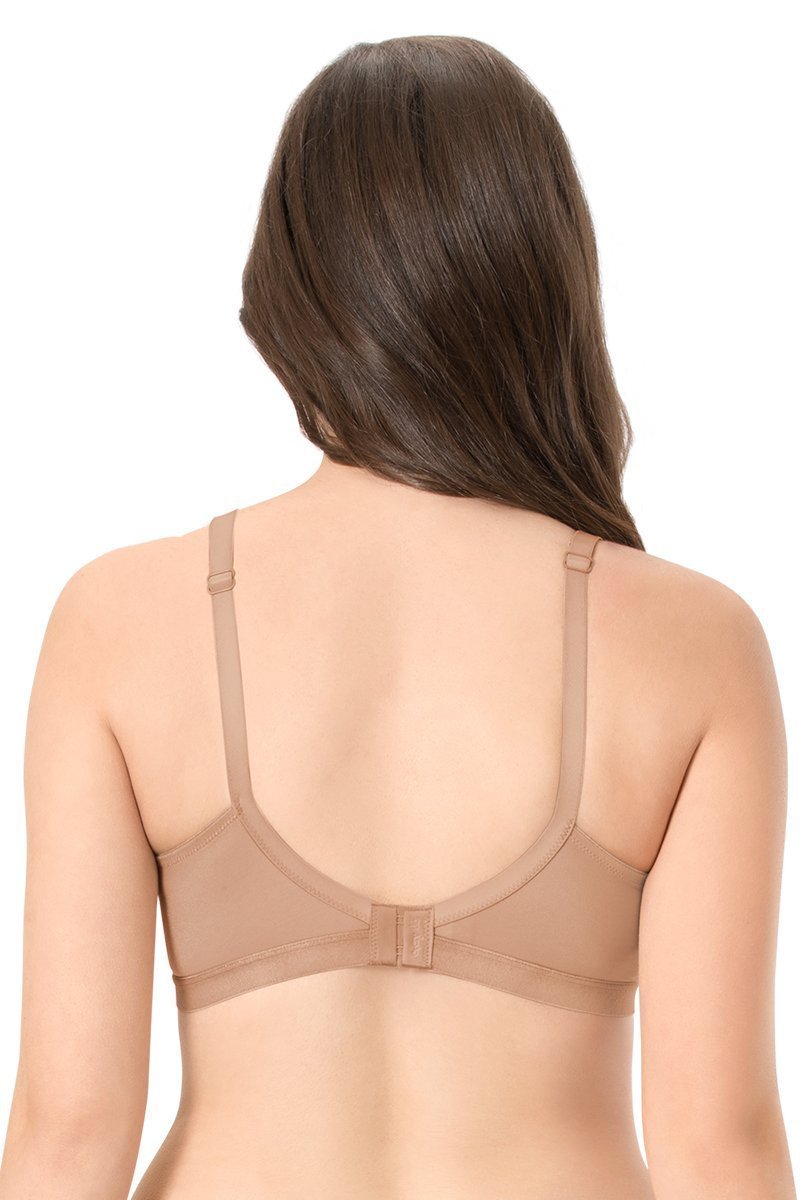 every de Essential Non-Padded Non-Wired Support Full Cover Bra - Sandalwood - view 2