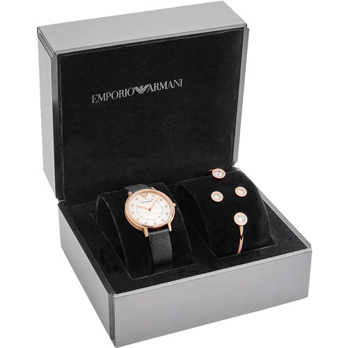 Emporio Armani Kappa White Mother-Of-Pearl Dial Women 32mm AR80011 - view 2