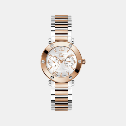 GC Aura Women Quartz White Dial Analog Stainless Steel Watch Z48002L1MF