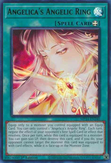 Yu-Gi-Oh! Angelica's Angelic Ring - MP24-EN240 - Ultra Rare - 1st Edition