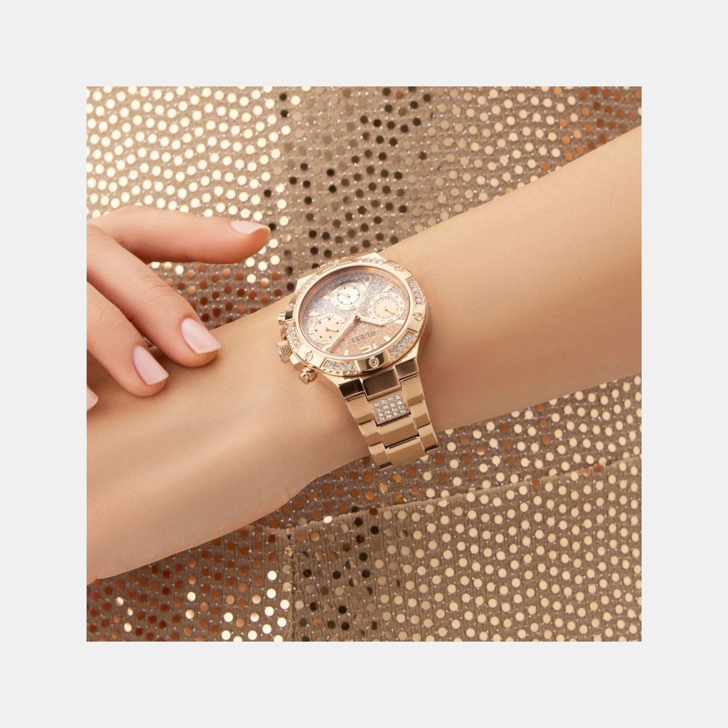 Guess Harlow Women Quartz Ombre Dial Multi-Function Stainless Steel Watch GW0950L4 - view 2
