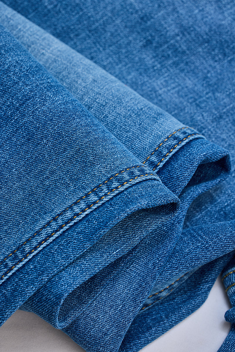 SNITCH Light Blue Regular Fit Jeans - view 9