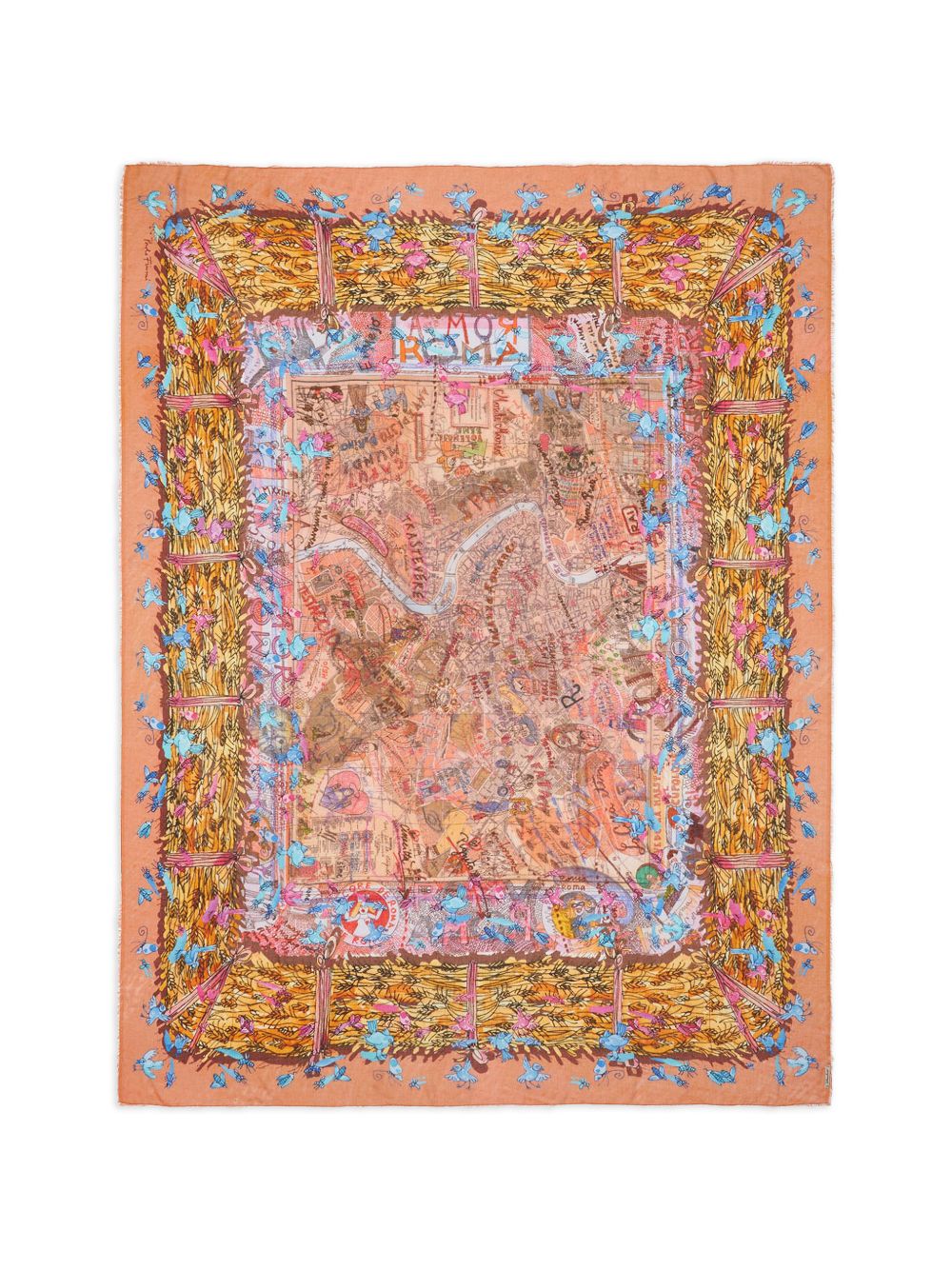 Faliero Sarti New Roma silk blend stole – Modal 85%, Silk 15%