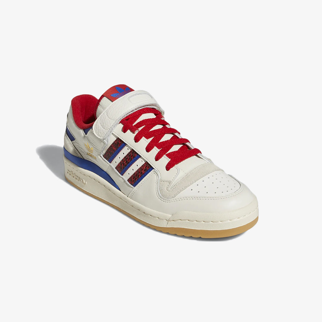 Adidas Originals | FORUM 84 LOW { OFF WHITE/SCARLET