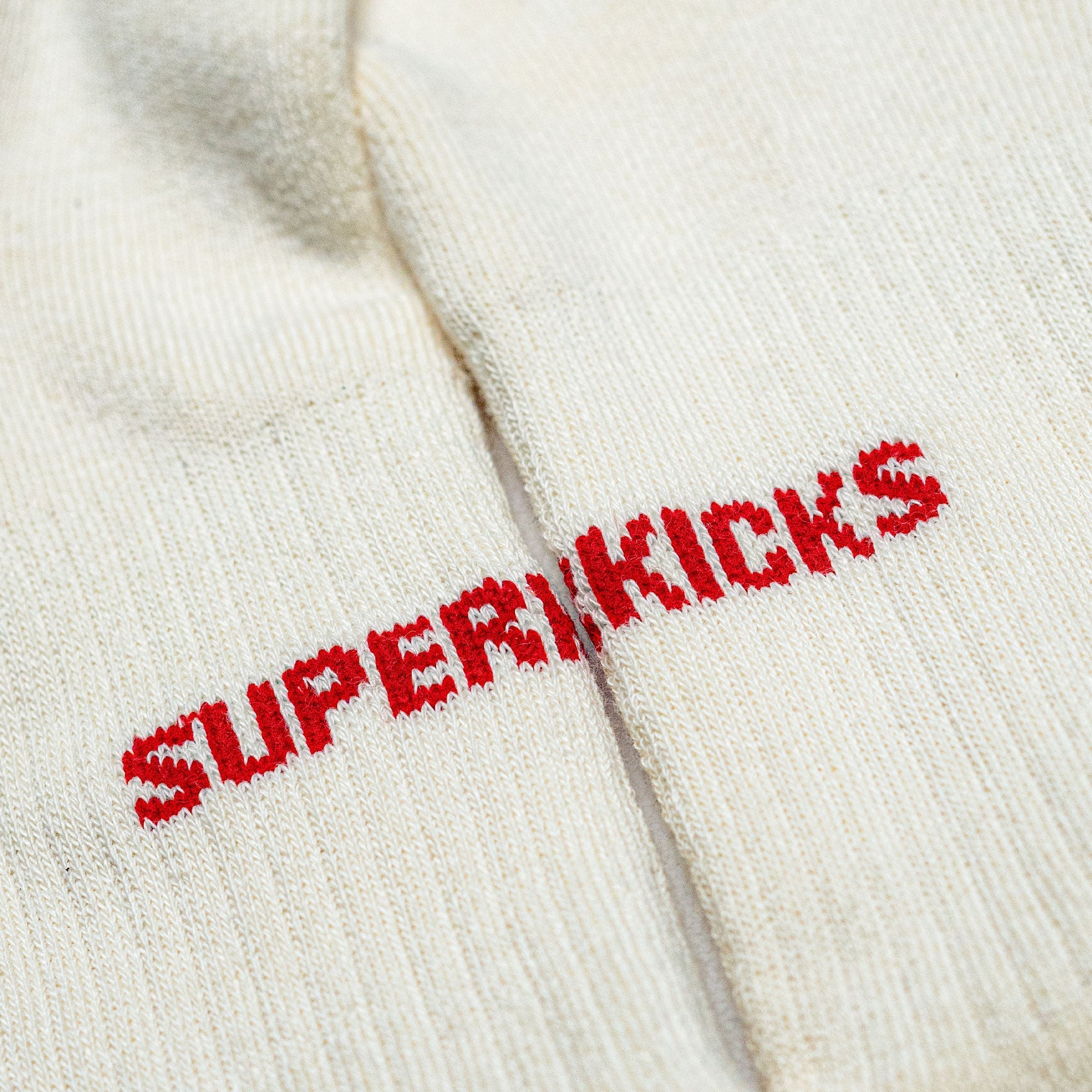 Superkicks | CREW SOCKS { WHITE/WHITE/WHITE - view 3