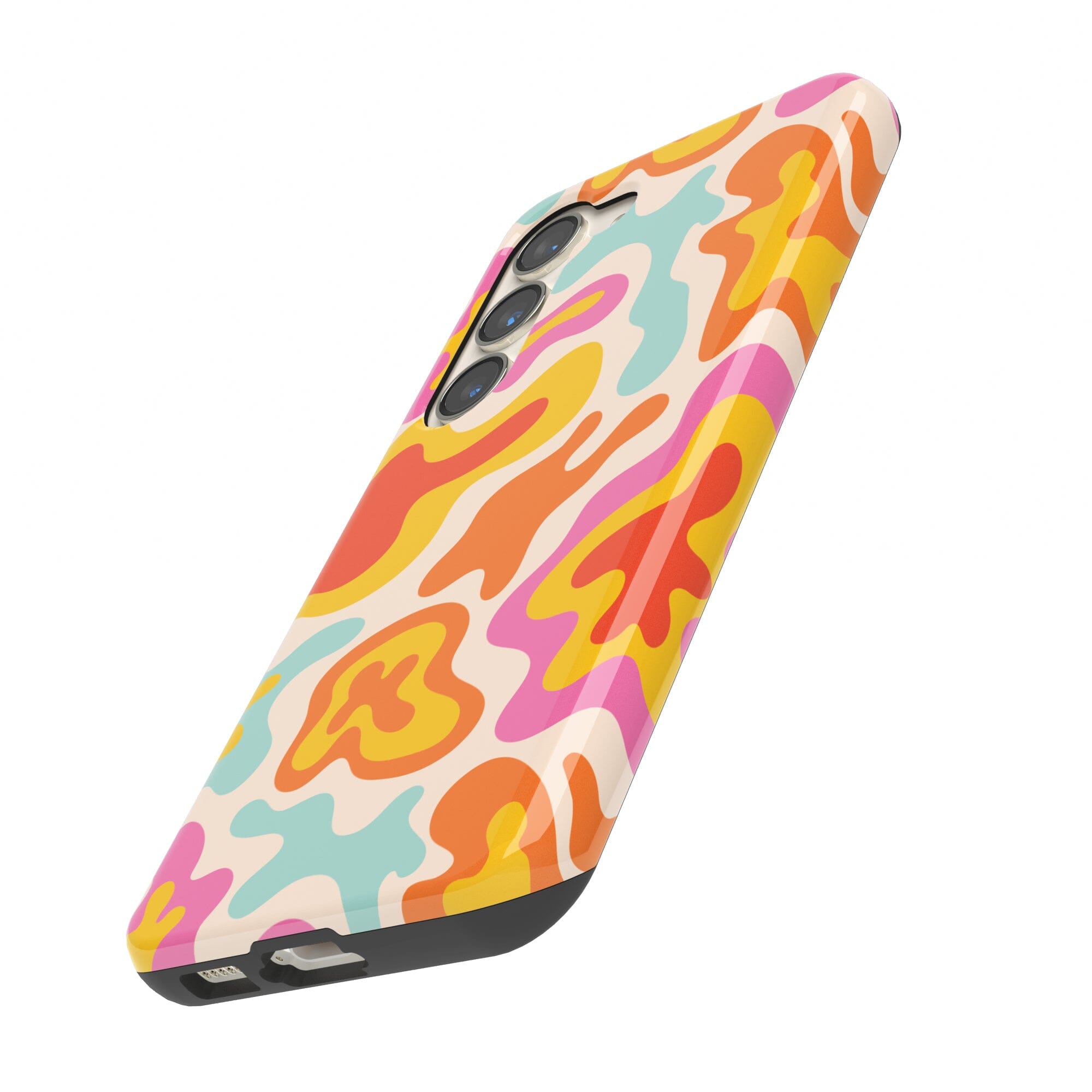 Casetry Tropical Color Splash | Abstract Retro Samsung Case - view 16