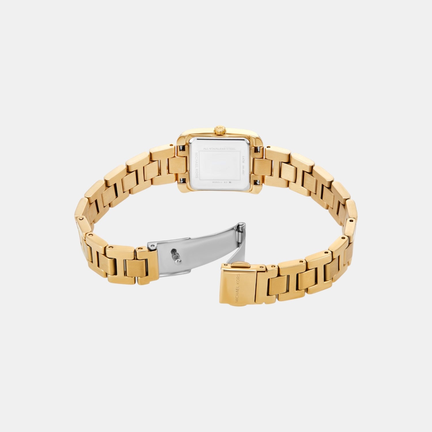 Michael Kors Emery Women Quartz White Mother Of Pearl Dial Analog Stainless Steel Watch MK4867 - view 5