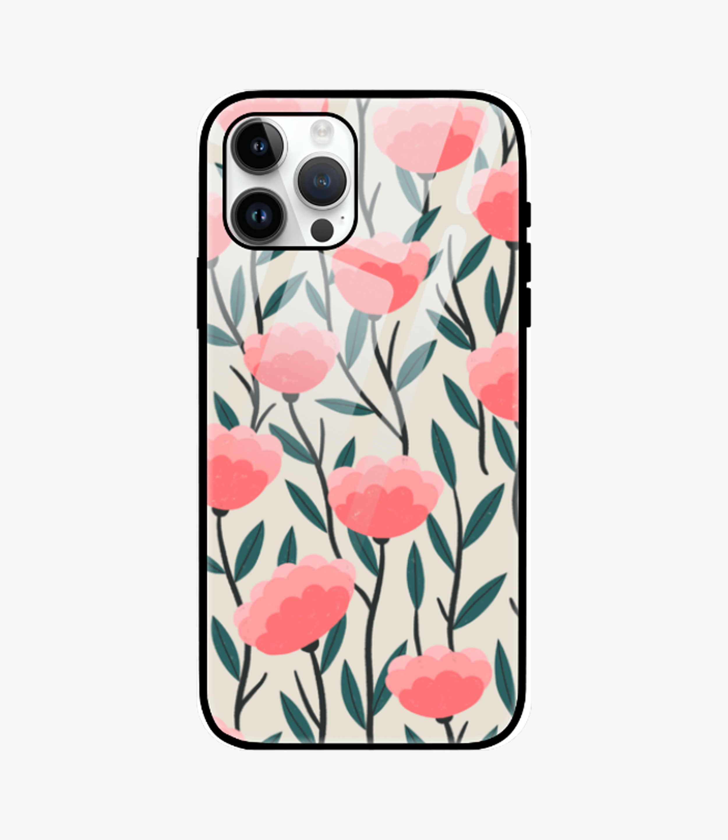 The Case Company Magnolia Floral Glass Case for iPhone 14 Pro