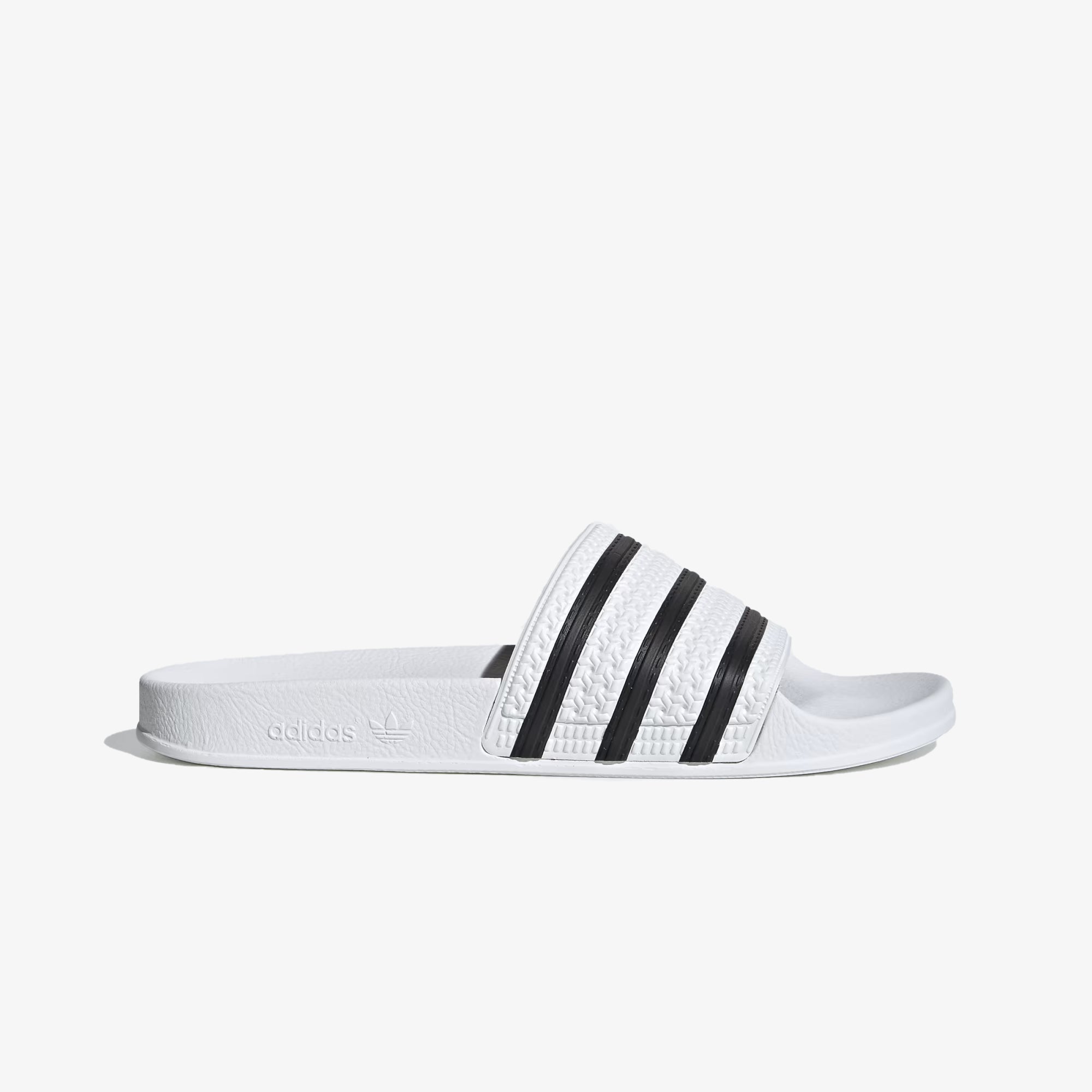 Adidas | ADILETTE { WHITE - view 4