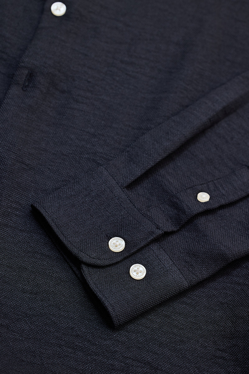 SNITCH Black Textured Shirt - view 8