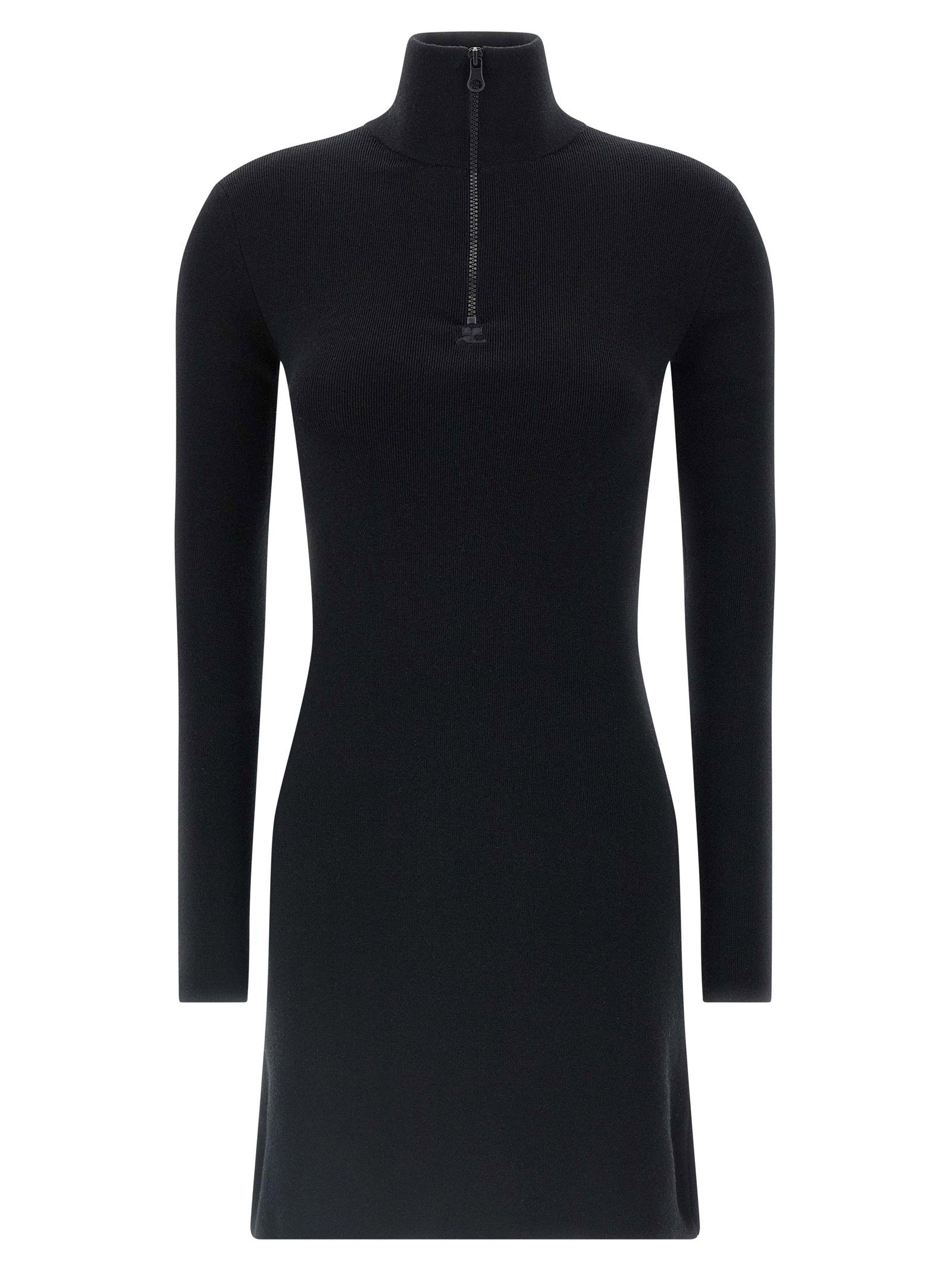 Courreges Wool Knit Dress – 100% merino wool