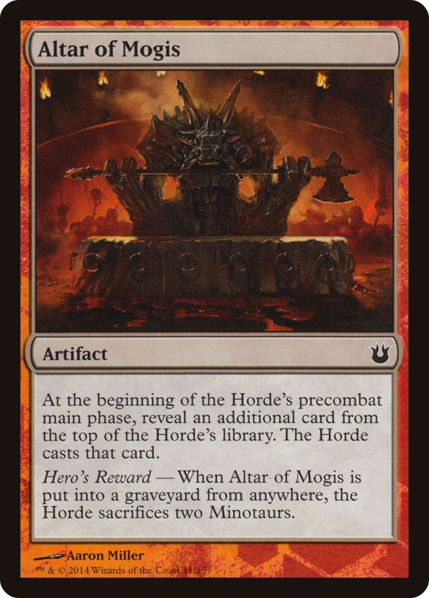 Magic Altar of Mogis [11] [Battle the Horde] [Non-Foil]