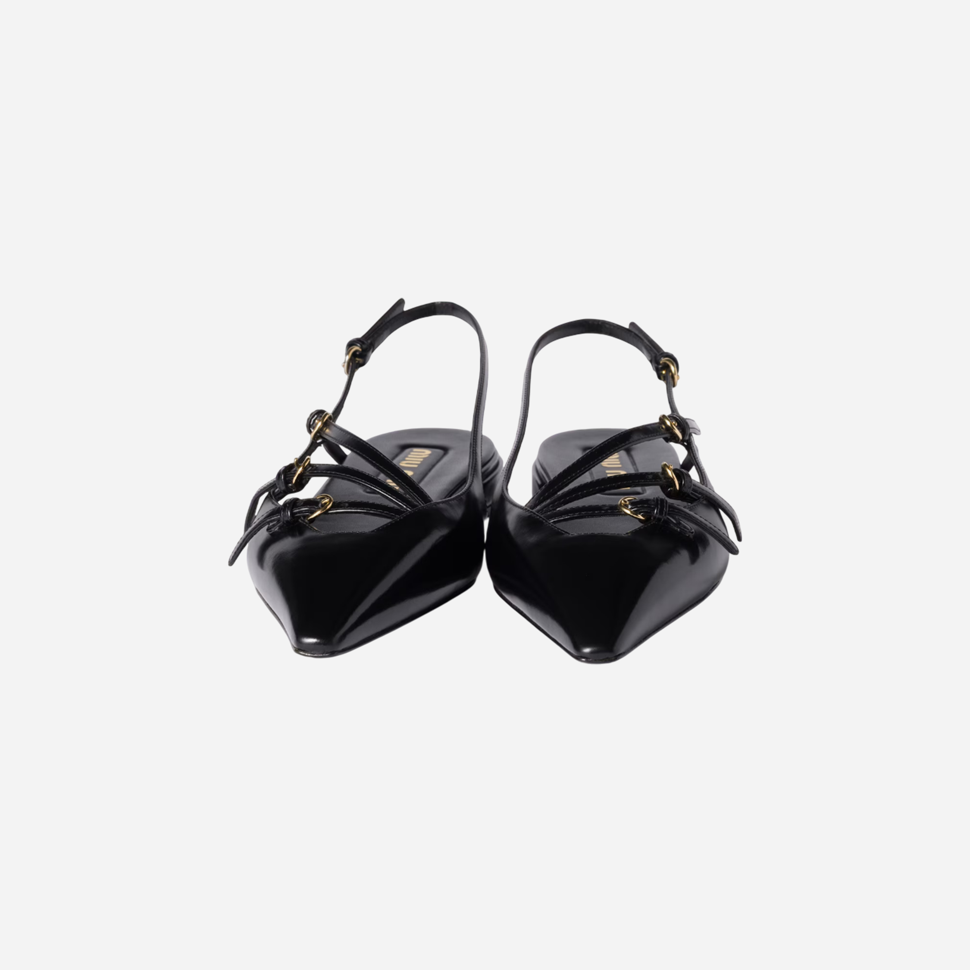 Miu Miu Slingback Ballerinas Black - view 2
