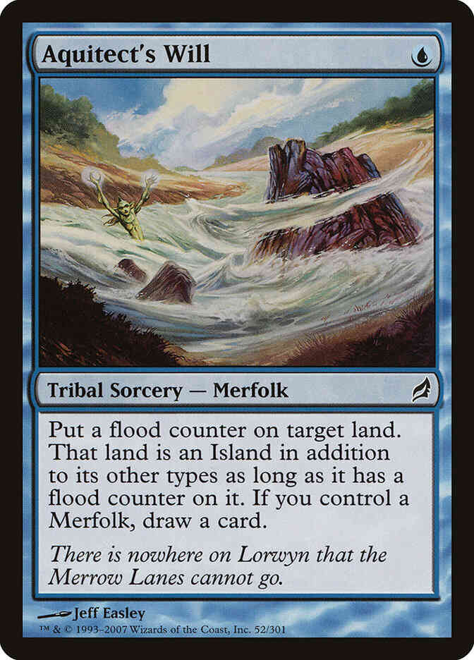 Will 52 lorwyn – Magic Aquitect's Will [52] [Lorwyn] [Non-Foil]