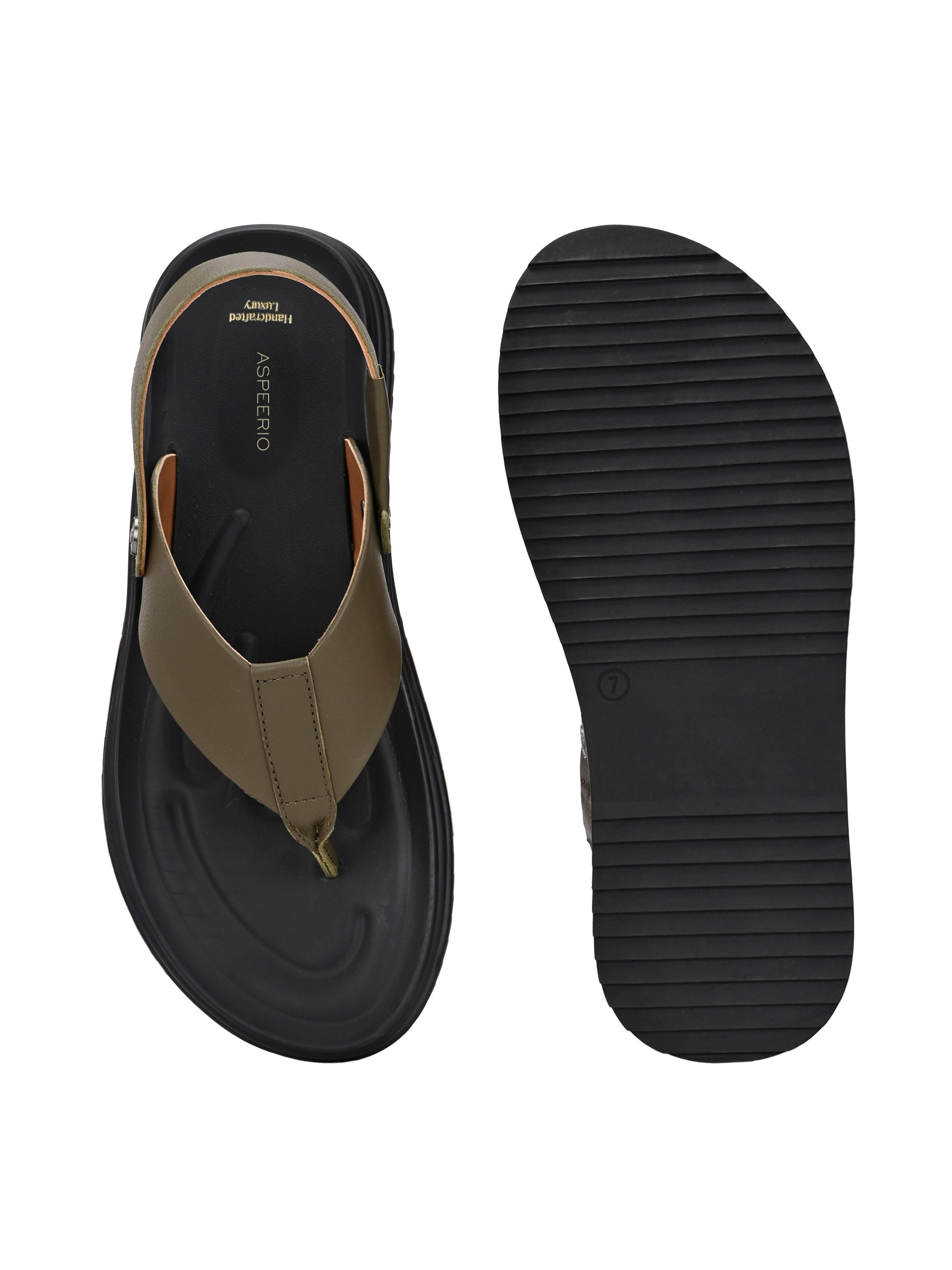Egoss Shoes Comet Leather Sandals by Aspeerio - view 8