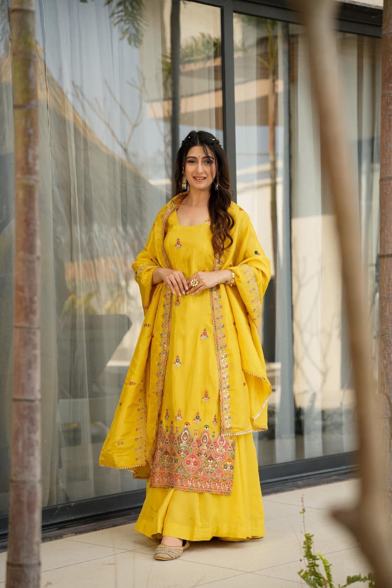 Idaho0 Mimosa luxe yellow suit set