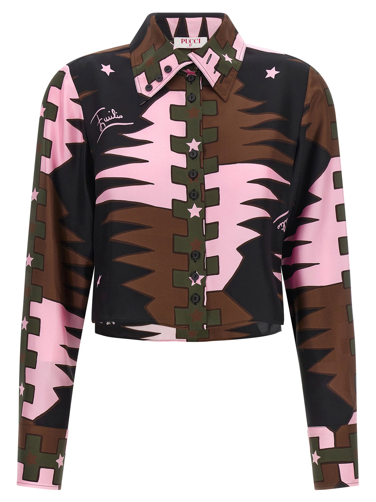 Emilio Pucci Valdimontone Shirt – 100% silk